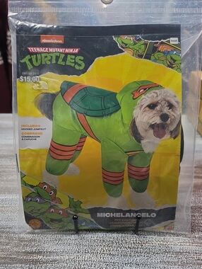 Nickelodeon Teenage Mutant Ninja Turtles Michelangelo Dog Costume | Small